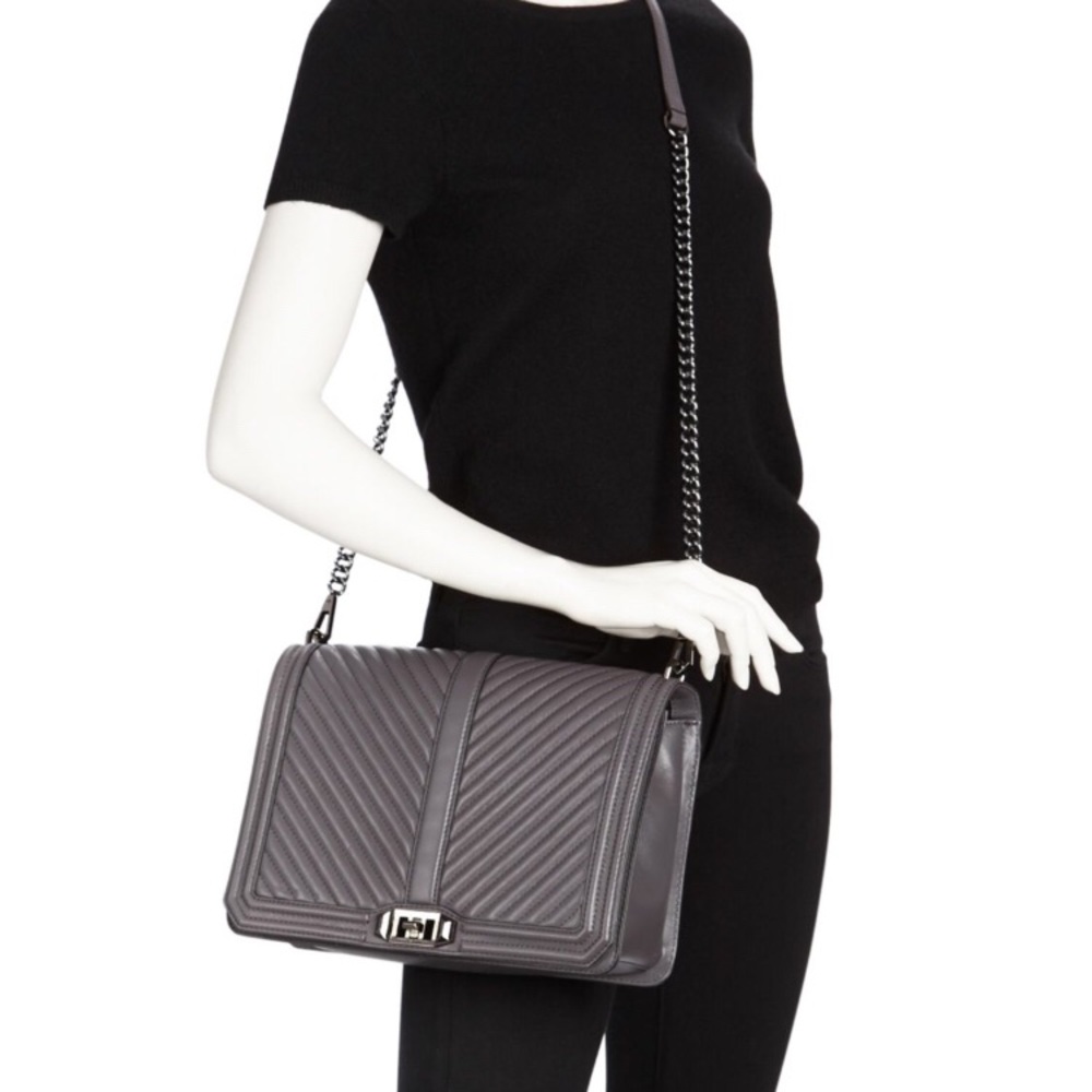 Rebecca Minkoff Large quilted chevron bag